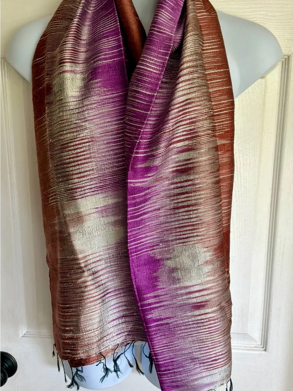 NWOT….Silk wrap/scarf from Thailand